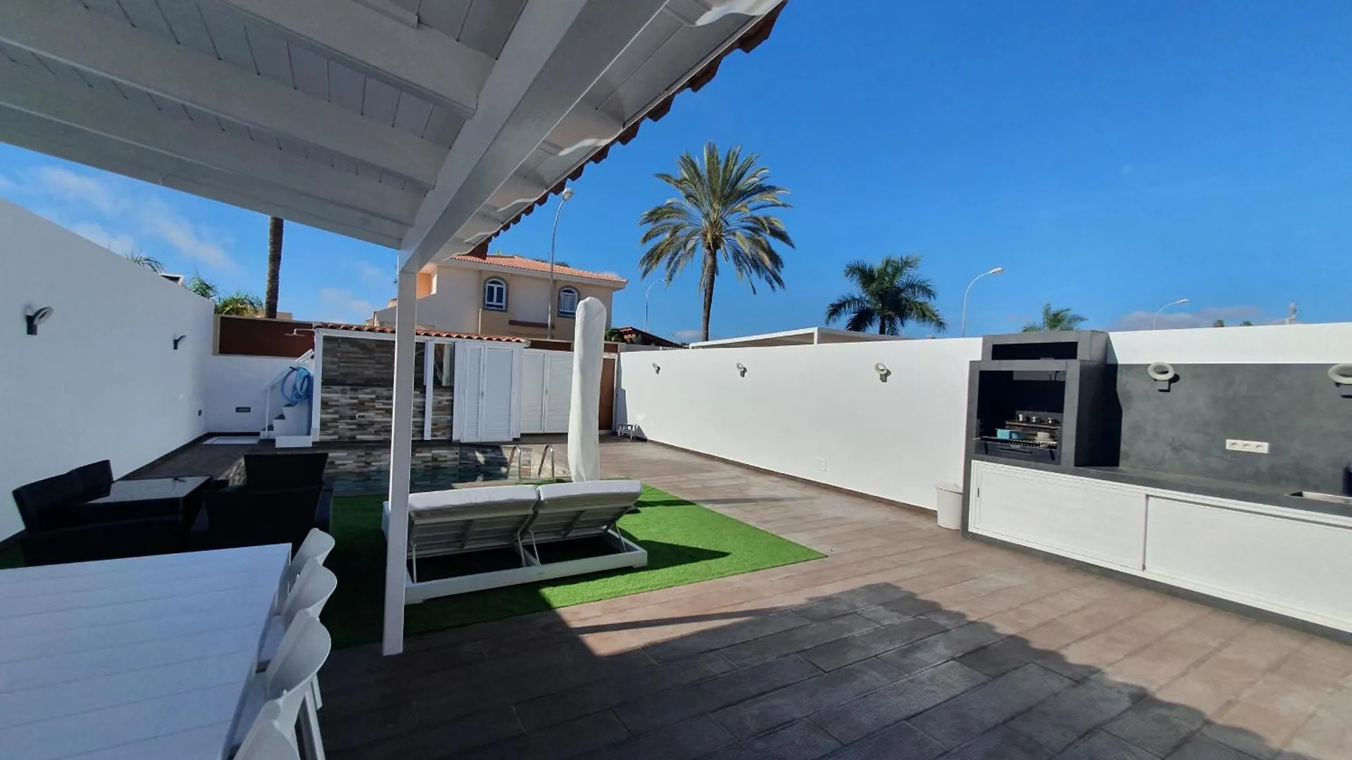 Villa De Lujo 3Hab, Piscina Privada Y Bbq En Sonnenland ماسبالوماس
