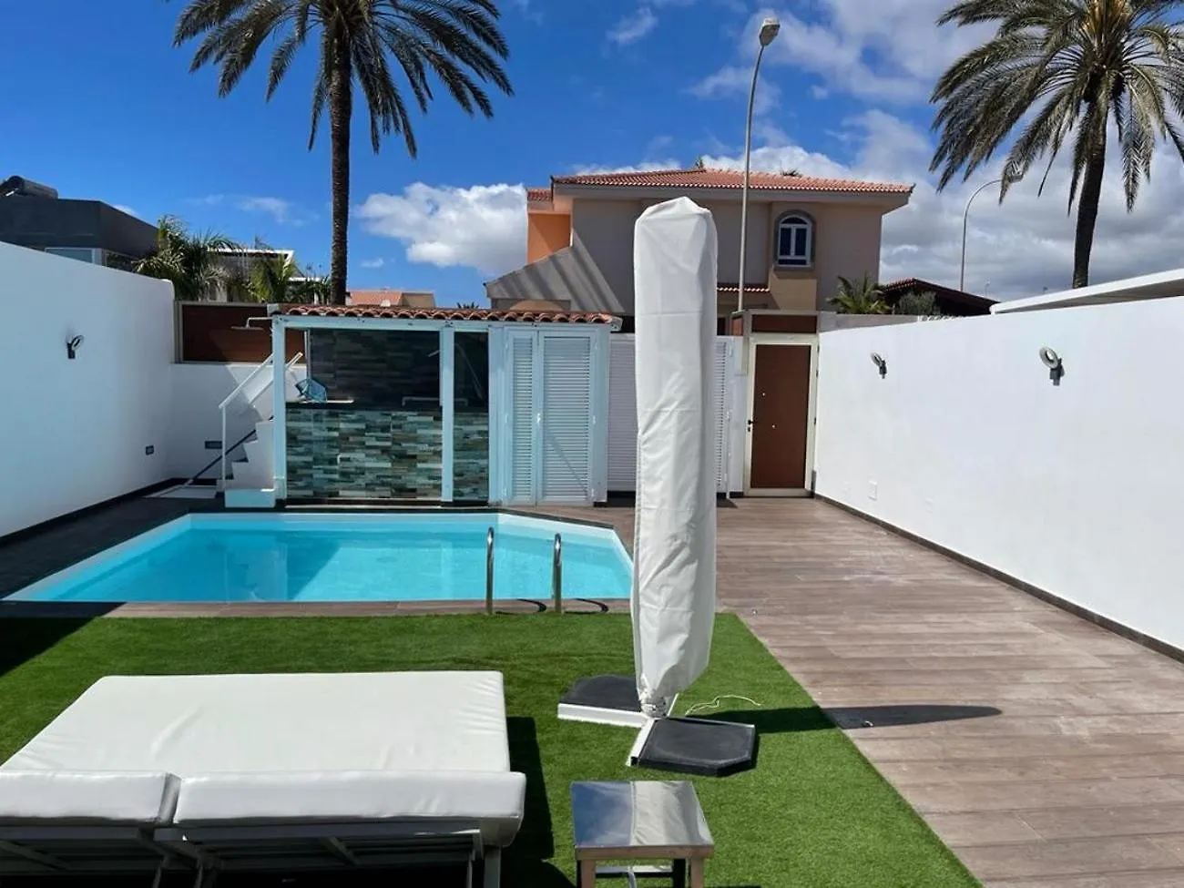 Villa De Lujo 3Hab, Piscina Privada Y Bbq En Sonnenland ماسبالوماس
