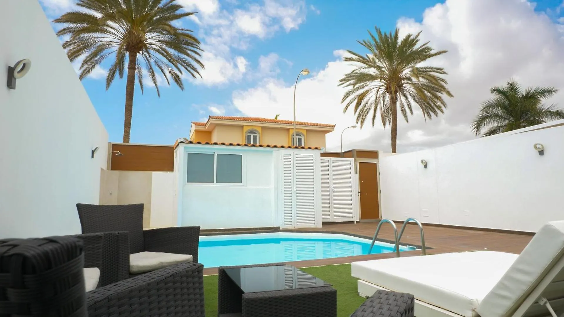 Villa De Lujo 3Hab, Piscina Privada Y Bbq En Sonnenland Maspalomas  0*, Maspalomas (Gran Canaria) Spanien
